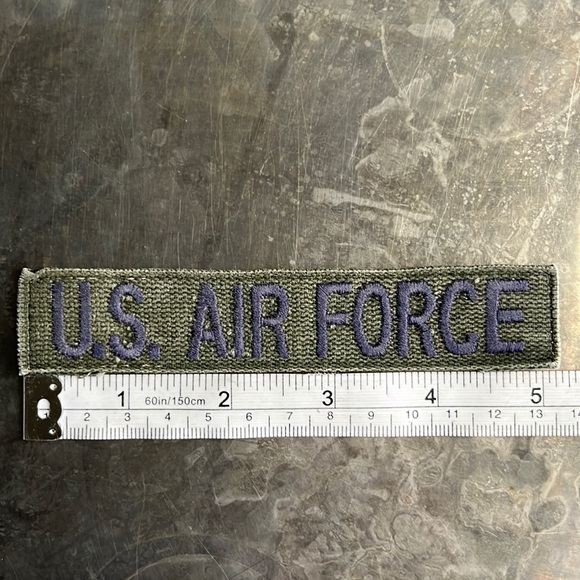 U.S. AIR FORCE embroidered tape patch - Vintage - Picture 8 of 10